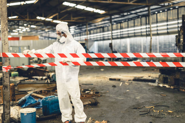 Professional Odor Removal technician working in Lexington, MO